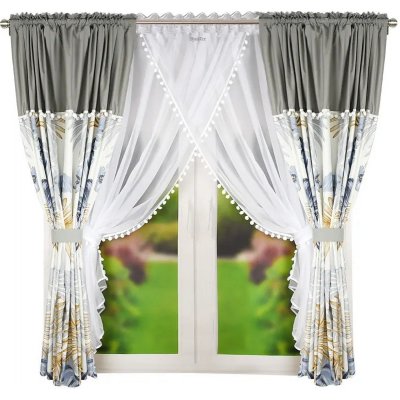 Fliying Komplet L586 šedá/béžová - 400x155 cm – Hledejceny.cz