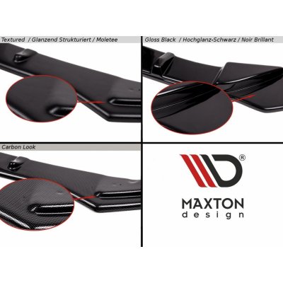 Maxton Design spoiler pod přední nárazník ver.1 pro Toyota GT86 FL, černý lesklý plast ABS – Zbozi.Blesk.cz