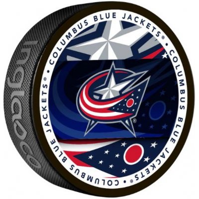 Inglasco / Sherwood Fanouškovský puk NHL Medallion Blister Columbus Blue Jackets – Zboží Dáma