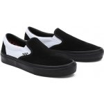 Vans Skate Slip-On Black/Black/White – Zboží Mobilmania