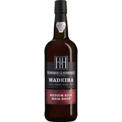 Henriques madeira 3y medium rich 19% 0,75 l (holá láhev) – Zboží Mobilmania