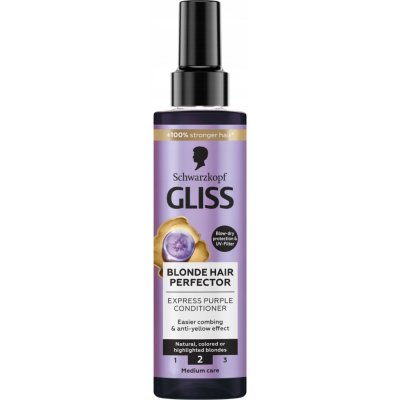 Schwarzkopf Gliss Blonde Hair Perfector express kondicionér na vlasy 200 ml – Hledejceny.cz