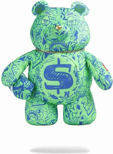 SPRAYGROUND Tatted Up No Face Moneybear Backpack 19 l