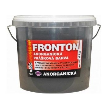 Barvy A Laky Hostivař Fronton prášková barva do stavebních směsí malt a betonů, 0199 černá, 4 kg