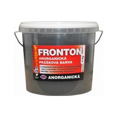Barvy A Laky Hostivař Fronton prášková barva do stavebních směsí malt a betonů, 0199 černá, 4 kg
