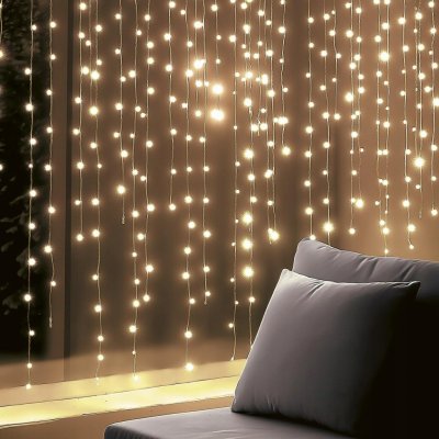 HOME KIN294DWW LED světelný závěs s DOT LED diodami, 294 ks teplé bílé DOT LED, délka 2 m – Hledejceny.cz