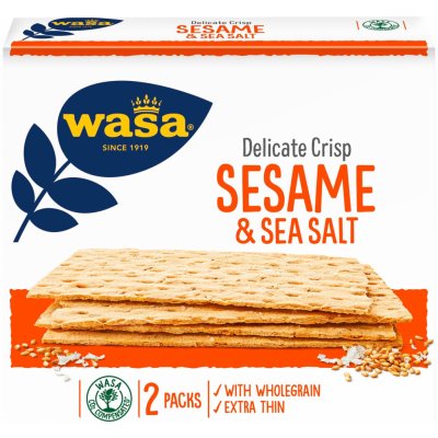 Wasa Delicate Crisp sesame & sea salt 190 g – Sleviste.cz