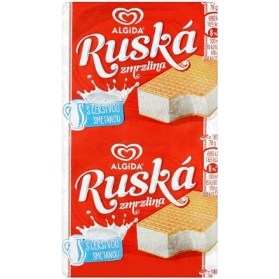Algida Ruská zmrzlina se smetanou 180 ml – Zboží Dáma
