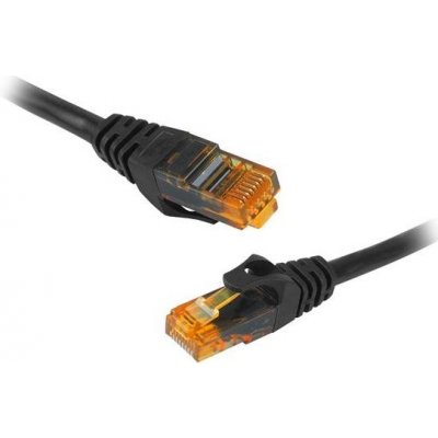 LTC 3712016BK UTP Patch Lexton RJ45 CAT6E, 1m, černý – Zboží Mobilmania