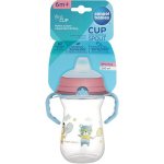 Canpol hrníček se silikon náustkem 250ml FirstCup Bonjour Paris Modrá – Zboží Dáma