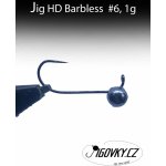 Jigovky.cz Jigová hlava HD BARBLESS vel.6 1g 5 ks – Zboží Dáma