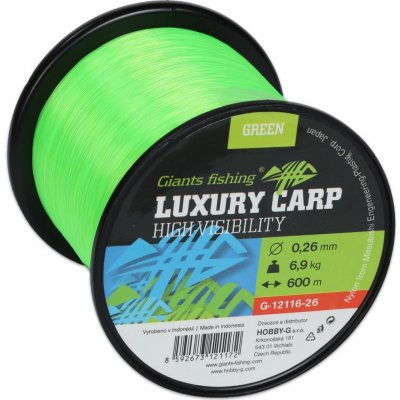 Giants fishing Luxury Carp High Visibility Green 1600 m 0,28 mm 7,90 kg – Zboží Mobilmania