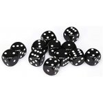 Chessex Hrací kostka 16 mm Barva: bílá / černá – Zboží Živě