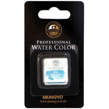 Mungyo Akvarelová barva v půlpánvičce 824 Manganese Blue Hue
