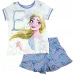 Letní komplet tričko kraťasy Frozen ledové království9462 bílo modré – Zboží Dáma