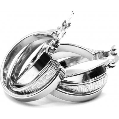 Steel Jewelry Náušnice KRUHY Chirurgická ocel NS250141 – Hledejceny.cz