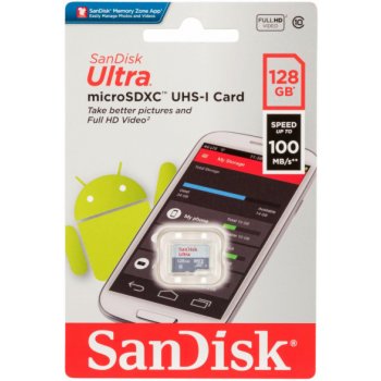 Sandisk MicroSDXC UHS-I 128 GB SDSQUNR-128G-GN6MN