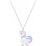 Flor de Cristal Dětský stříbrný náhrdelník s jednorožcem - Varianta 1 – Hledejceny.cz