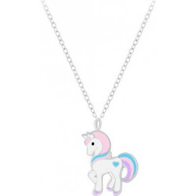 Flor de Cristal Dětský stříbrný náhrdelník s jednorožcem - Varianta 1 – Hledejceny.cz