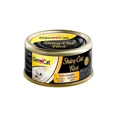 GimCat Gimpet ShinyCat filet pro kočky kuře s mangem 70 g