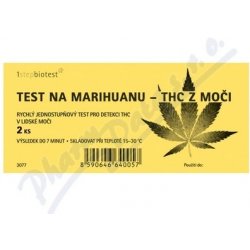 1stepbiotest Test na marihuanu THC z moči 2 ks