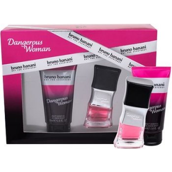 Bruno Banani Dangerous woman EDT 20 ml + sprchový gel 50 ml dárková sada