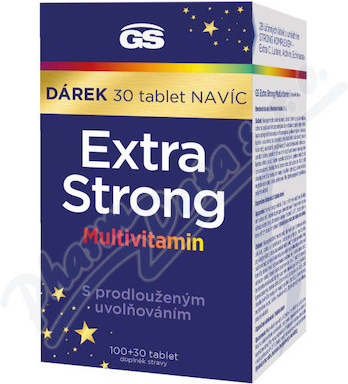 GS Extra Strong Multivitamin 100+30 tablet 2023 od 368 Kč - Heureka.cz