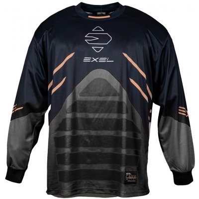 Exel G MAX GOALIE JERSEY BLACK/PEACH – Zboží Mobilmania