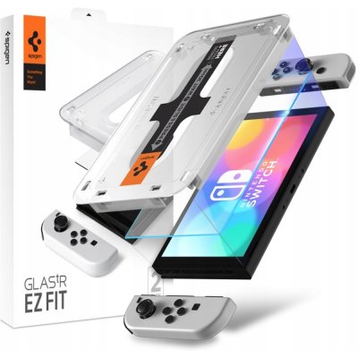 SPIGEN Glass EZ FIT 2-pack Nintendo Switch OLED – Zboží Mobilmania