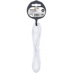 Solight Solight flexo šňůra, 2m, 2 x 0,75mm2, bílá, plochá, vypínač, PF50 – Zboží Živě