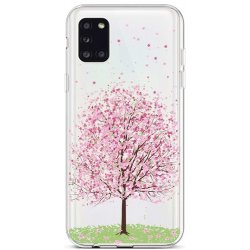 Pouzdro TopQ Samsung A31 silikon Blossom Tree