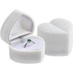 Šperky4U dárková krabička semiš srdce s křídly KR0575-WH – Sleviste.cz