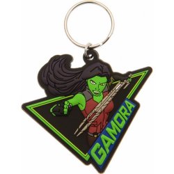 Přívěsek na klíče Guardians of the Galaxy gumová Gamora