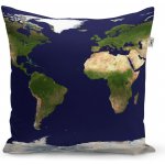 Sablio Polštář Fotka z družice 40x40 – Hledejceny.cz