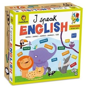 Ludattica Mluvím anglicky Montessori stolní hra