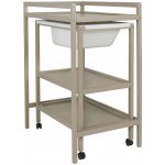 Quax přebalovací pult s vaničkou Basic stone – Sleviste.cz