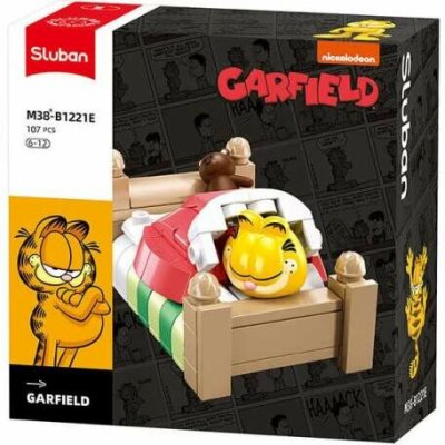 Sluban B1221E Garfield v posteli – Zboží Dáma