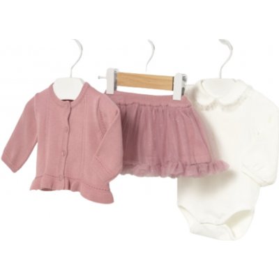 Mayoral dívčí set 3ks body DR svetřík sukně růžová cm – Zbozi.Blesk.cz