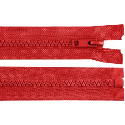 Prima-obchod Kostěný zip No 5 délka 50 cm bundový, barva 148 červená – Zboží Mobilmania