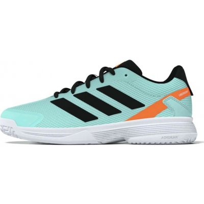 adidas Kids Tennis Shoes Flash Aqua/Core Black/Lucid Orange – Zboží Dáma