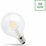 Spectrum LED LED GLOB G95 COG E-27 230V 4W Teplá bílá CLEAR – Zboží Živě