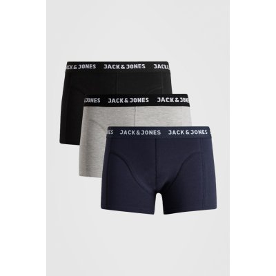 Jack&Jones 3 Pack boxerky JACANTHONY 12160750 Black Blue nights LGM – Hledejceny.cz