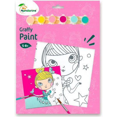 Avenue Mandarine Kreativní sada Graffy Paint princezna – Hledejceny.cz