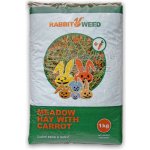 RabbitWeed Seno luční s mrkví 40 l 1 kg
