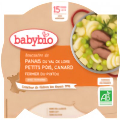 Babybio Pastiňák s hráškem a kachnou 260 g – Zboží Dáma