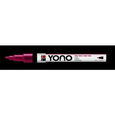 Marabu YONO akrylový popisovač 0,5-1,5 mm - purpurový – Sleviste.cz