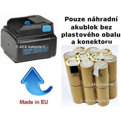AEB Panasonic - Hitachi EB2420 3000mAh - akublok - neoriginální – Hledejceny.cz