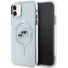 Pouzdro a kryt na mobilní telefon Apple Karl Lagerfeld IML K&CH Heads Metal Frame MagSafe pro iPhone 11 3666339284220