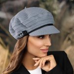 Krumlovanka dámský baret s kšiltem W-0343 689 bledě modrý – Hledejceny.cz