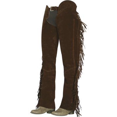 KENTAUR Chaps s třásněmi černá – Zboží Mobilmania